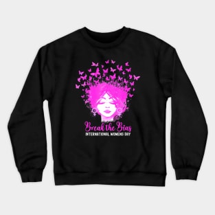 International Womens Day 2024 Break The Bias Butterfly Crewneck Sweatshirt